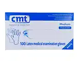 De Online Drogist Cmt handschoenen latex gepoederd naturel 100st aanbieding