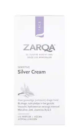 De Online Drogist Zarqa silver cream sensitive 30ml aanbieding