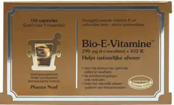De Online Drogist Pharma nord bio-e-vitamine 290mg capsules 150cp aanbieding