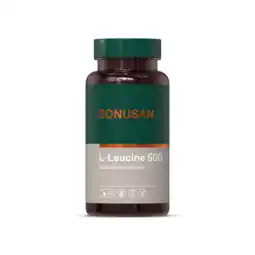 De Online Drogist Bonusan l-leucine 500mg capsules 60cp aanbieding