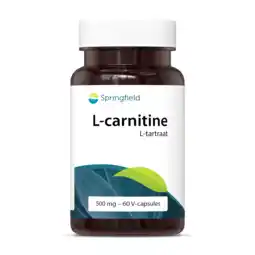De Online Drogist Springfield l-carnitine 500mg capsules 60cp aanbieding