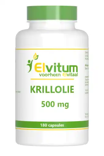 De Online Drogist Elvitum krill olie capsules 180cp aanbieding