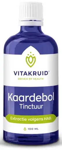 De Online Drogist Vitakruid kaardebol tinctuur 100ml aanbieding