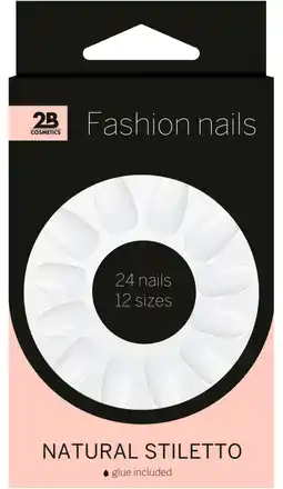 De Online Drogist 2b nails natural stiletto 24st aanbieding