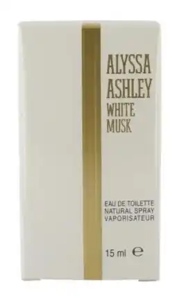 De Online Drogist Alyssa ashley musk white eau de toilette natural spray 15ml aanbieding
