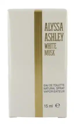 De Online Drogist Alyssa ashley musk white eau de toilette natural spray 15ml aanbieding