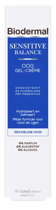 De Online Drogist Biodermal sensitive balance oog gel-crème 15ml aanbieding