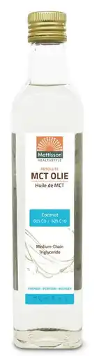 De Online Drogist Mattisson healthstyle mct blend olie 250ml aanbieding