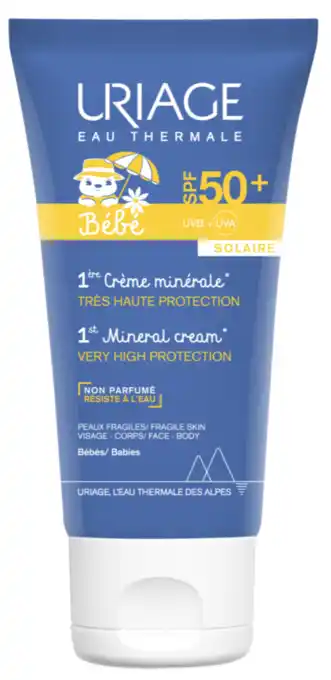 De Online Drogist Uriage baby 1st mineral cream spf50 50ml aanbieding