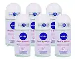 De Online Drogist Nivea pearl & beauty roll-on voordeelverpakking 6x50ml aanbieding