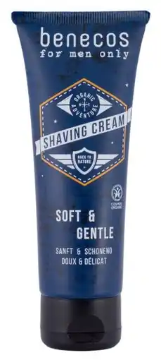 De Online Drogist Benecos shaving cream 75ml aanbieding