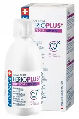 De Online Drogist Curaprox perioplus+ forte mondspoeling 200ml aanbieding