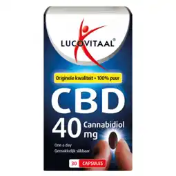 De Online Drogist Lucovitaal cbd cannabidiol 40mg capsules 30cp aanbieding