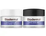 De Online Drogist Biodermal combiset biodermal anti age 40+ gezichtsverzorgingsroutine - dag- en nachtcrème - 2 stuks aanbieding