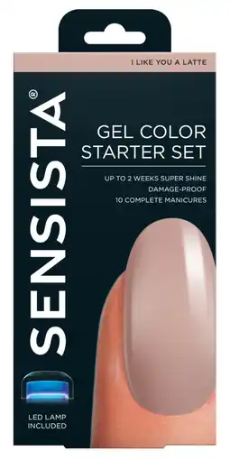 De Online Drogist Sensista gel color starter set i like you a latte 1st aanbieding
