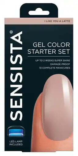 De Online Drogist Sensista gel color starter set i like you a latte 1st aanbieding