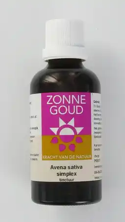 De Online Drogist Zonnegoud avena sativa simplex 50ml aanbieding