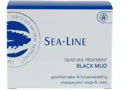 De Online Drogist Sea line black mud facial mask and body pack 225ml aanbieding