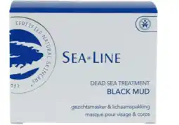 De Online Drogist Sea line black mud facial mask and body pack 225ml aanbieding