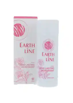 De Online Drogist Earth line long-lasting deodorant rose 50ml aanbieding