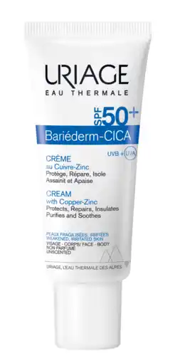 De Online Drogist Uriage bariéderm cica cream spf50 40ml aanbieding
