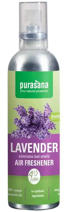 De Online Drogist Purasana frishi lavender air freshener 100ml aanbieding