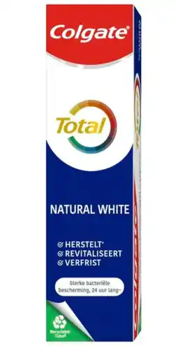 De Online Drogist Colgate total natural white tandpasta 75ml aanbieding