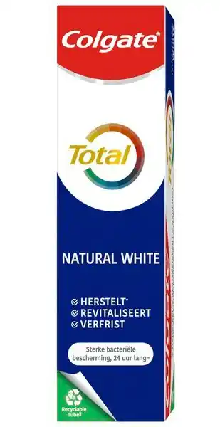 De Online Drogist Colgate total natural white tandpasta 75ml aanbieding