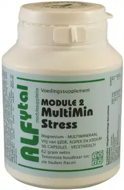 De Online Drogist Alfytal multimin stress vegetarische capsules / magnesiumformule 90vcp aanbieding