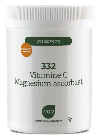 De Online Drogist Aov 332 vitamine c magnesium ascorbaat poeder 250gr aanbieding