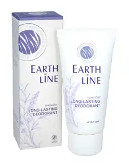 De Online Drogist Earth line long-lasting deodorant lavendel 50ml aanbieding