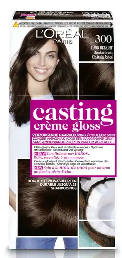 De Online Drogist L'oréal paris casting crème gloss 300 dark delight 180ml aanbieding