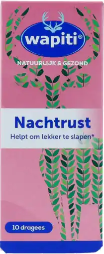 De Online Drogist Wapiti nachtrust dragees 10st aanbieding