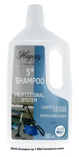 De Online Drogist Hagerty 5 sterren﻿ shampoo tapijt en vloer 1lt aanbieding