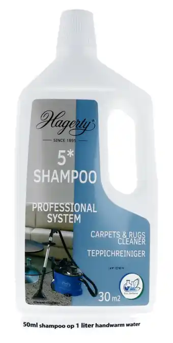 De Online Drogist Hagerty 5 sterren﻿ shampoo tapijt en vloer 1lt aanbieding