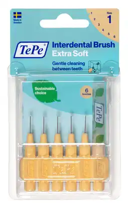 De Online Drogist Tepe interdentale rager extra soft lichtoranje 0,45mm 6st aanbieding