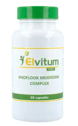 De Online Drogist Elvitum knoflook meidoorn complex vegicaps 60cp aanbieding