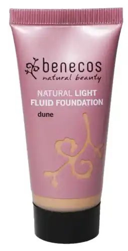 De Online Drogist Benecos natural light fluid foundation - dune 30ml aanbieding