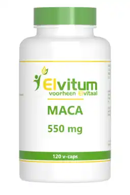 De Online Drogist Elvitum maca 500mg vegicaps 120cp aanbieding