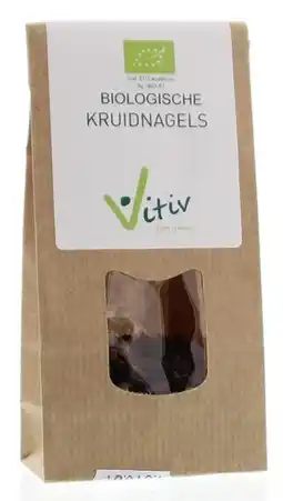 De Online Drogist Vitiv biologische kruidnagels 25gr aanbieding