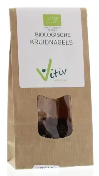 De Online Drogist Vitiv biologische kruidnagels 25gr aanbieding