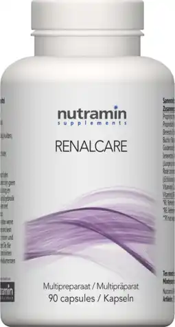 De Online Drogist Nutramin renalcare capsules 90cp aanbieding