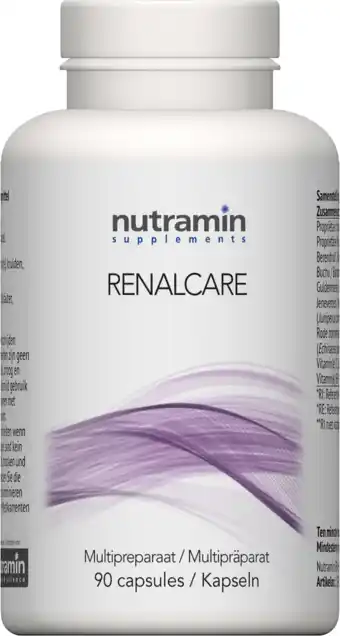 De Online Drogist Nutramin renalcare capsules 90cp aanbieding