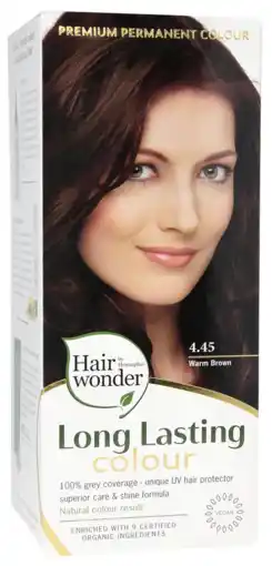 De Online Drogist Hennaplus 4.45 warm brown long lasting colours 100ml aanbieding