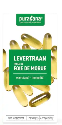 De Online Drogist Purasana levertraan capsules 120cp aanbieding