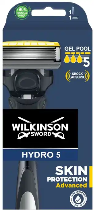 De Online Drogist Wilkinson sword hydro 5 scheerapparaat skin protection advanced 1st aanbieding