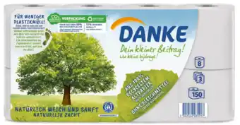 De Online Drogist Danke toiletpapier rollen 8st aanbieding