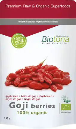 De Online Drogist Biotona goji berries organic 250gr aanbieding