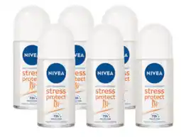 De Online Drogist Nivea stress protect roll-on voordeelverpakking 6x50ml aanbieding