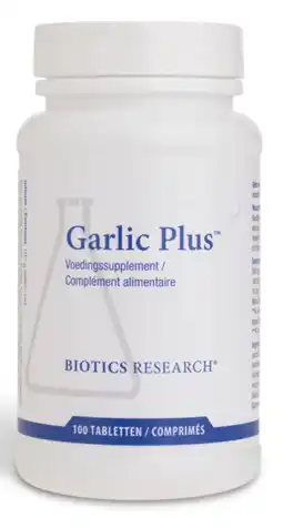 De Online Drogist Biotics garlic plus tabletten 100tb aanbieding
